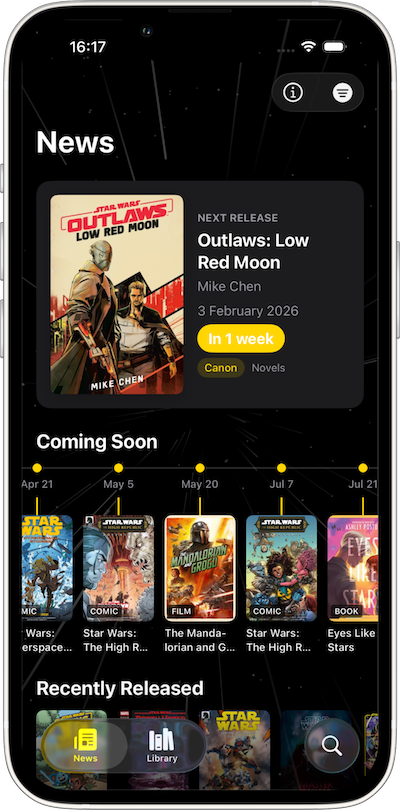 NextInSaga App Screenshot